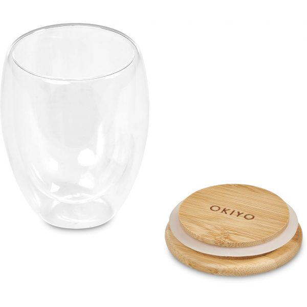 Okiyo Moco Duo Set Ideas for women Double-Wall Glass Cup Duo Set