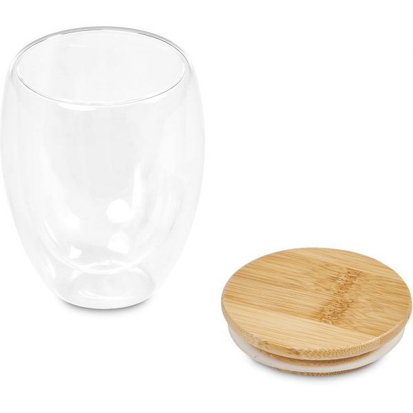 Okiyo Moco Duo Set Ideas for women Double-Wall Glass Cup Duo Set