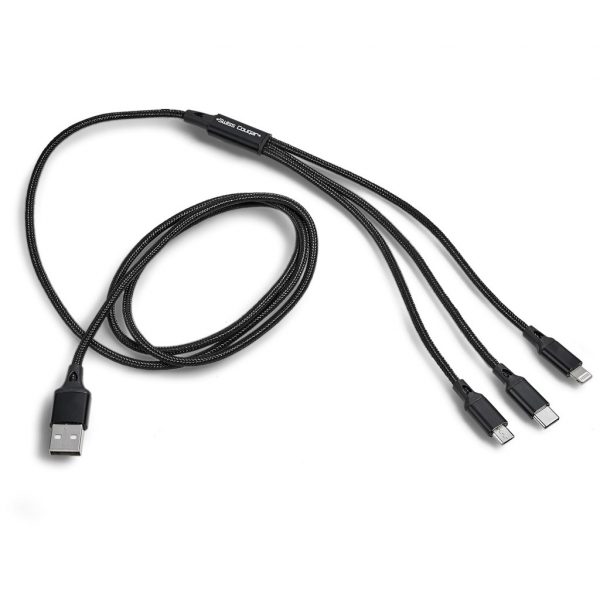 Swiss Cougar Helsinki Tri-Cable in EVA Case Mobile technology charging cable