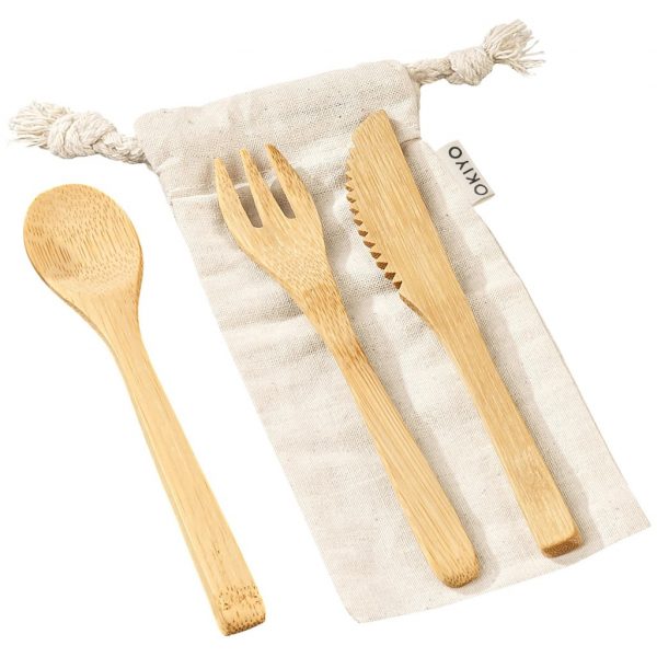 Okiyo Nakama Bamboo Cutlery Set Drinkware