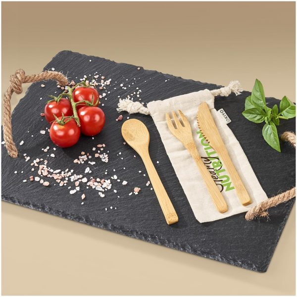 Okiyo Nakama Bamboo Cutlery Set Drinkware