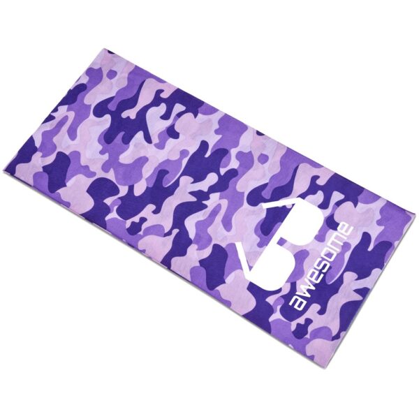 Kids Camo Flexi Tubular Bandana – Purple Corporate gifts buff