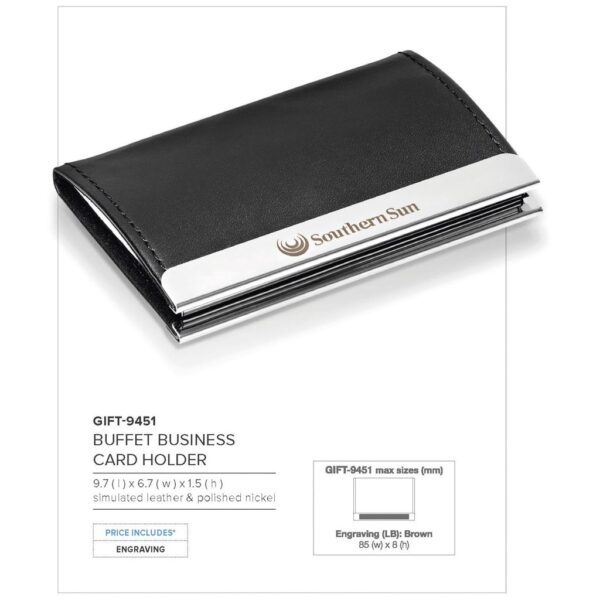 Altitude Buffet Business Card Holder Executive gifts Business Card Holder