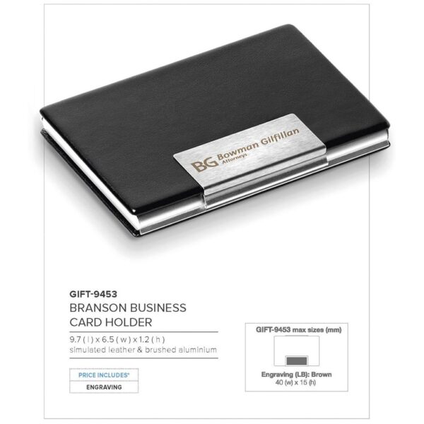 Altitude Branson Business Card Holder Executive gifts Business Card Holder