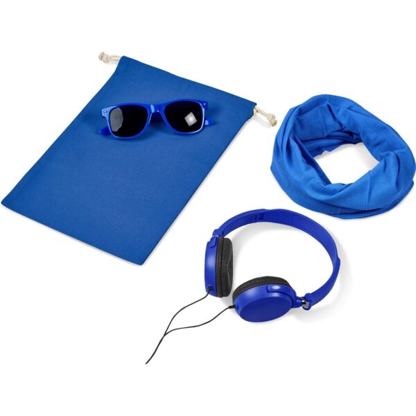 La Med Summer Set – Blue headphones