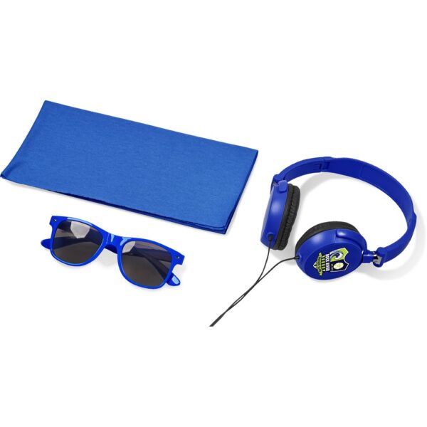 La Med Summer Set – Blue headphones