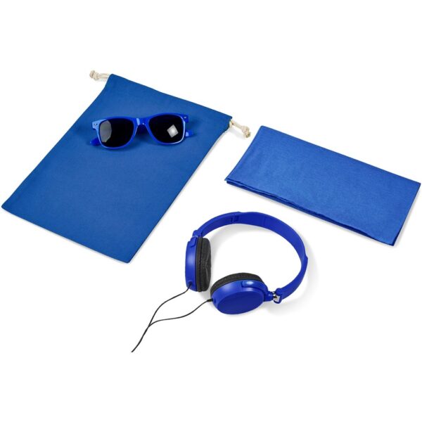 La Med Summer Set – Blue headphones