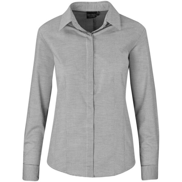 Ladies Long Sleeve Taylor Shirt – Grey Marked to clear long sleeve shirt