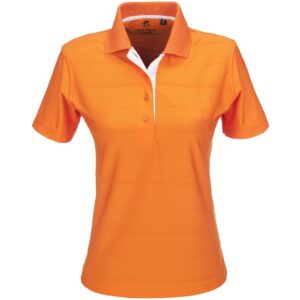 Ladies Admiral Golf Shirt – Orange Marked to clear