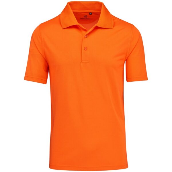 Mens Wynn Golf Shirt – Orange Marked to clear