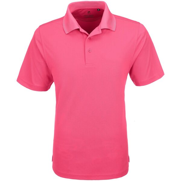 Mens Wynn Golf Shirt – Pink Marked to clear