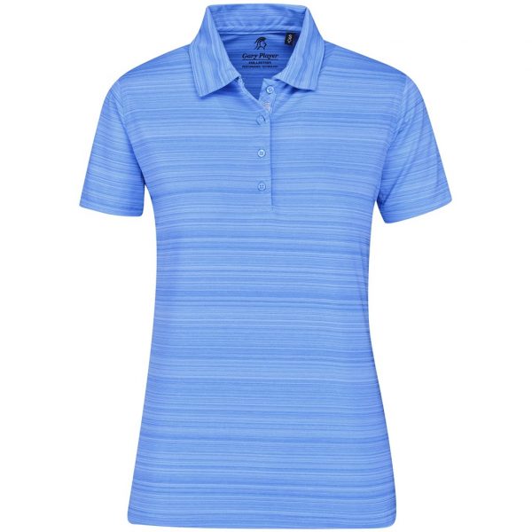 Ladies Astoria Golf Shirt – Light Blue Marked to clear