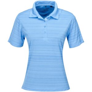 Ladies Astoria Golf Shirt – Light Blue Marked to clear