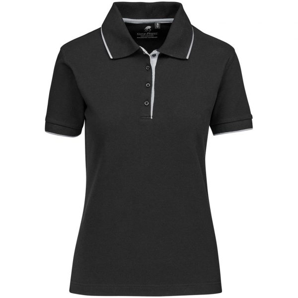 Ladies Wentworth Golf Shirt – Black Marked to clear