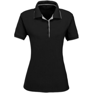 Ladies Wentworth Golf Shirt – Black Marked to clear