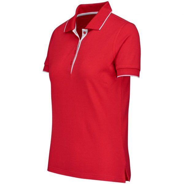 Ladies Wentworth Golf Shirt – Red Marked to clear