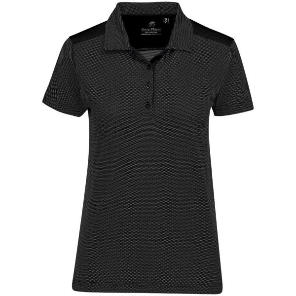 Ladies Sterling Ridge Golf Shirt – Black Marked to clear