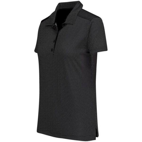 Ladies Sterling Ridge Golf Shirt – Black Marked to clear