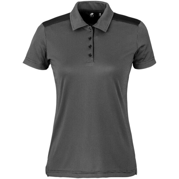 Ladies Sterling Ridge Golf Shirt – Black Marked to clear