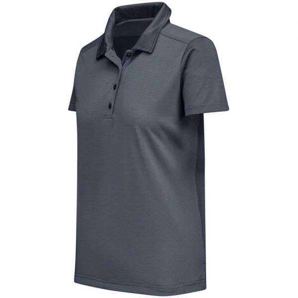 Ladies Sterling Ridge Golf Shirt – Grey Marked to clear