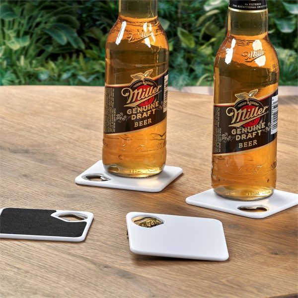 Altitude Sela Recycled Plastic Bottle Opener Coaster Corporate gifts coaster