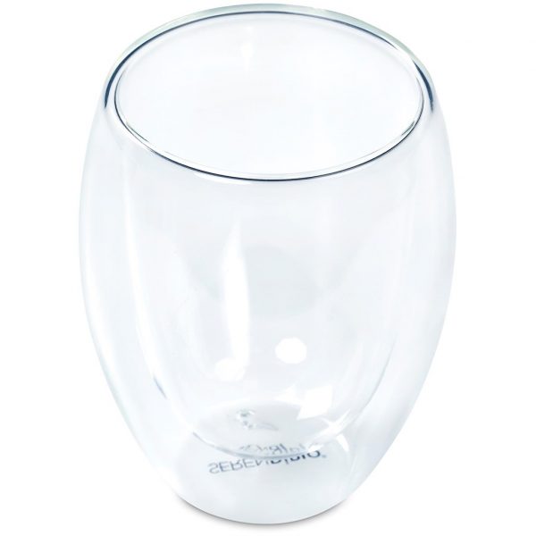 Serendipio Lorenzo Glass Double-Wall Cup – 350ml Corporate gifts double wall glass cup