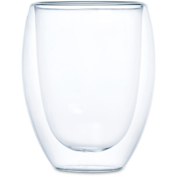 Serendipio Lorenzo Glass Double-Wall Cup – 350ml Corporate gifts double wall glass cup