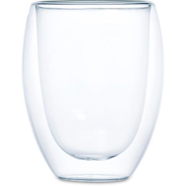 Serendipio Lorenzo Glass Double-Wall Cup – 350ml Corporate gifts double wall glass cup