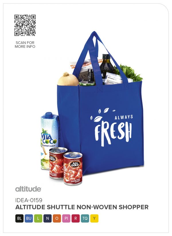 Altitude Shuttle Non-Woven Shopper Shoppers and totes non-woven