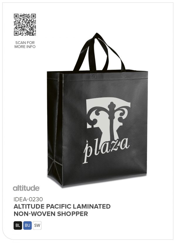 Altitude Pacific Laminated Non-Woven Shopper Shoppers and totes