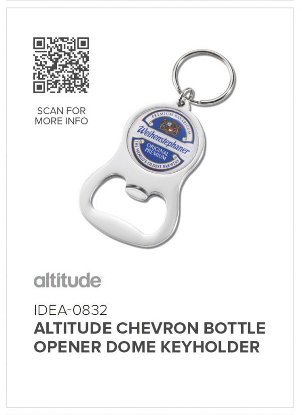 Altitude Chevron Dome Bottle Opener Keyholder Bottle opener keyholders Bottle opener keyring