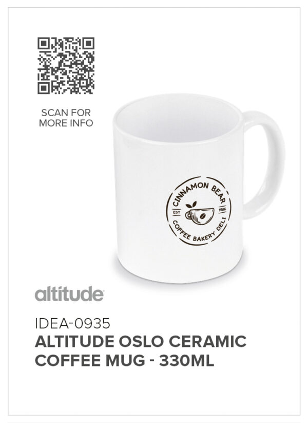 Altitude Oslo Ceramic Coffee Mug – 330ml Drinkware Ceramic