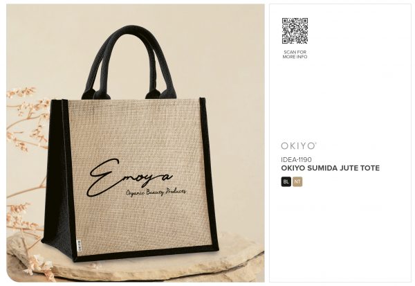 Okiyo Sumida Jute Tote Eco-friendly bags Eco Jute bags