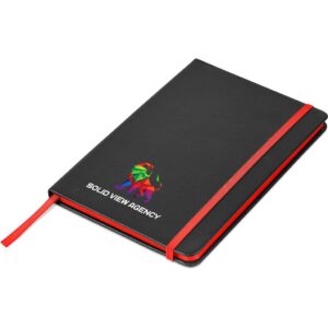 Altitude Colour-Edge A5 Hard Cover Notebook – Red Corporate gifts colourful journal