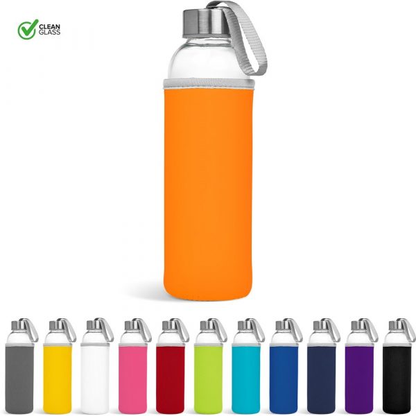 Kooshty Neo Glass Water Bottle – 500ml Drinkware IDEA-8208