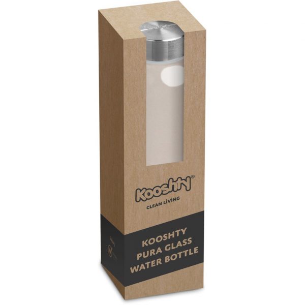 Kooshty Pura Glass Water Bottle – 500ML Drinkware