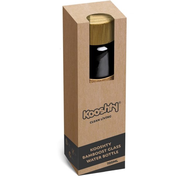 Kooshty Bamboost Glass Water Bottle – 700ml Drinkware