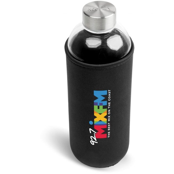 Kooshty Jumbo Glass Water Bottle – 1 Litre Drinkware