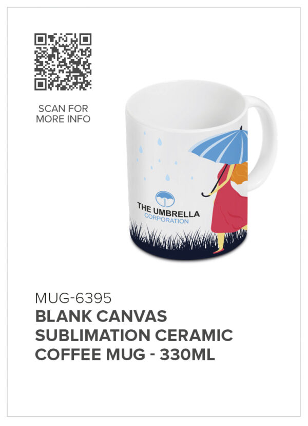 Altitude Blank Canvas Sublimation Ceramic Coffee Mug – 330ml Drinkware ceramic coffee mug