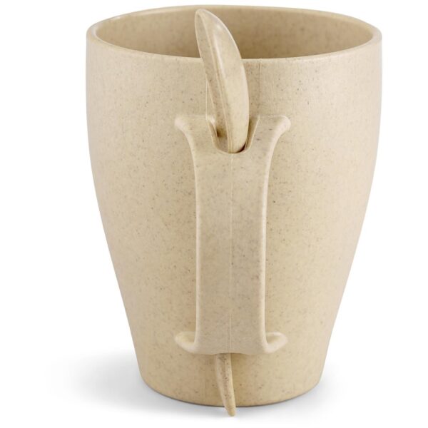 Okiyo Kawai Wheat Straw Mug & Spoon – 350ml Drinkware