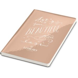 Reflections A5 Soft Cover Notebook – Rose Gold Corporate gifts notebook