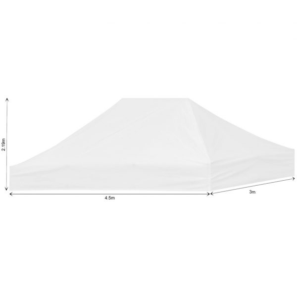 Ovation Sublimated Gazebo 4.5m X 3m – Roof  (Excludes Hardware) Outdoor products DisplayPilot