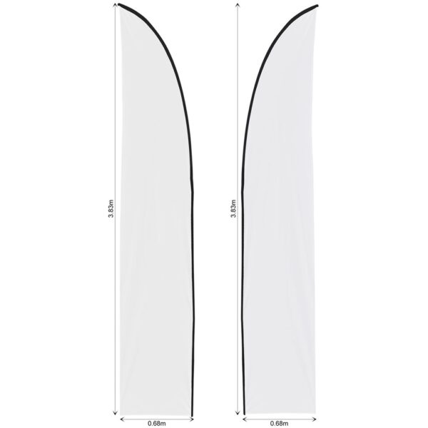 Legend 3m Sublimated Arcfin Double-Sided Flying Banner Skin (Excludes Hardware) Outdoor products DisplayPilot