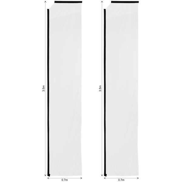 Legend 4m Sublimated Telescopic Flying Banner Skin – Set Of 2 (Excludes Hardware) Outdoor products DisplayPilot