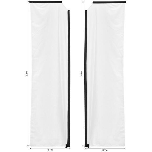 Legend 3m Sublimated Telescopic Double-Sided Flying Banner Skin (Excludes Hardware) Outdoor products DisplayPilot