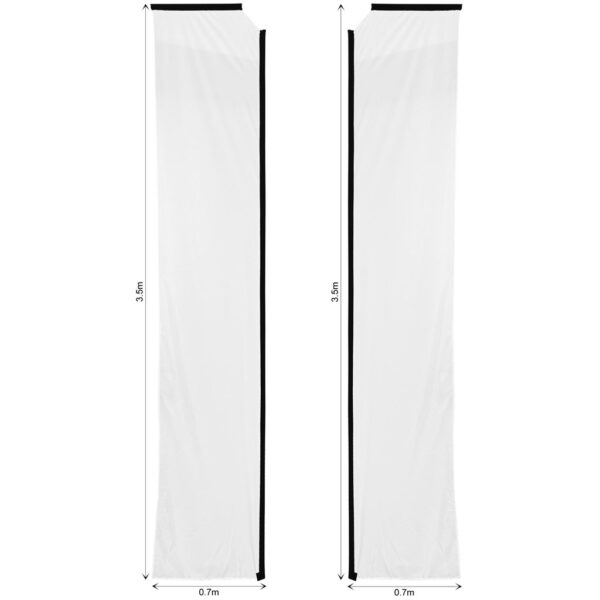 Legend 4m Sublimated Telescopic Double-Sided Flying Banner Skin (Excludes Hardware) Outdoor products DisplayPilot