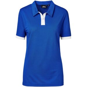 Ladies Contest Golf Shirt – Royal Blue Marked to clear