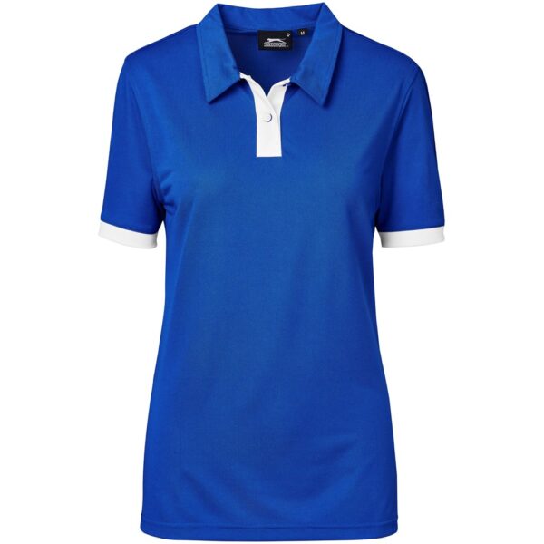 Ladies Contest Golf Shirt – Royal Blue Marked to clear