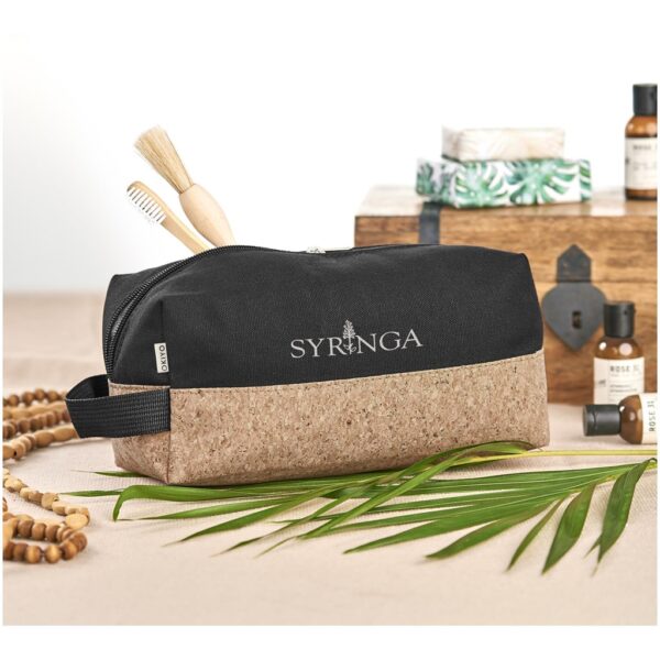 Okiyo Koruku Cork & Cotton Toiletry Bag Eco-friendly bags