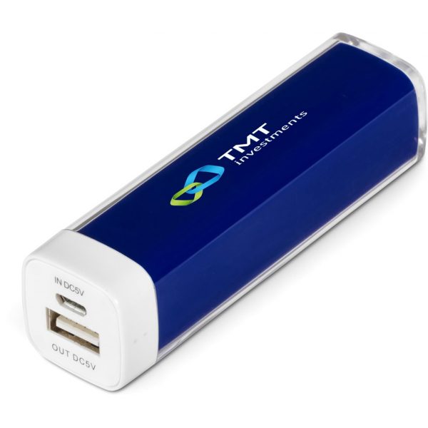 Omega Power Bank – 2,200mAh – Blue Corporate gifts Power Bank